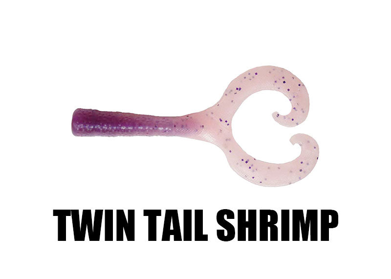 Twin Tail Shrimp – AA Worms - The Lunker's Choice