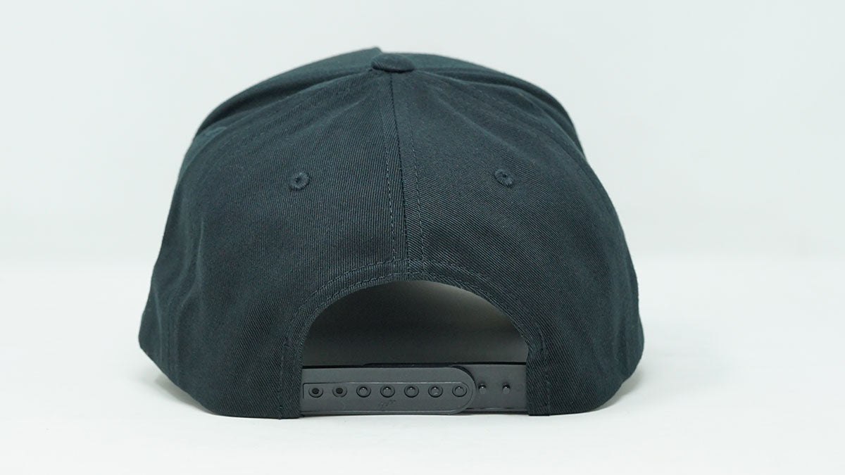 Retro 5-Panel Snapback AA Black