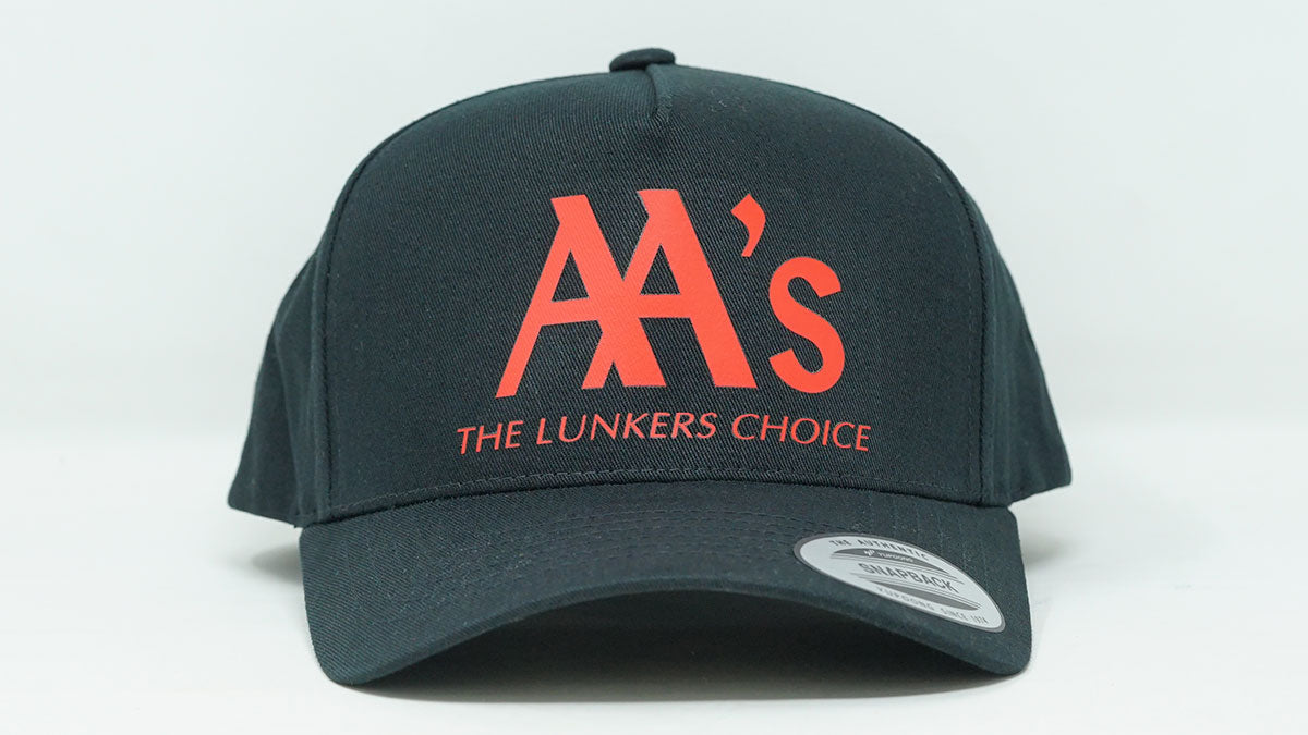 Retro 5-Panel Snapback AA Black