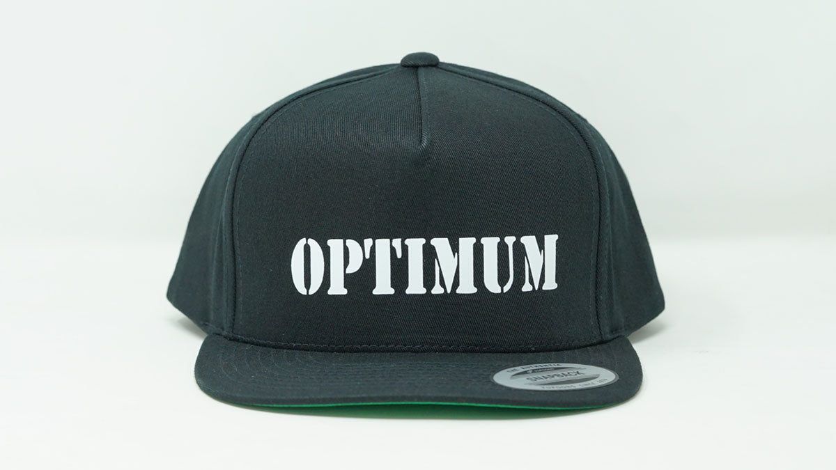 5 Panel Cotton Twill Snapback Black OB