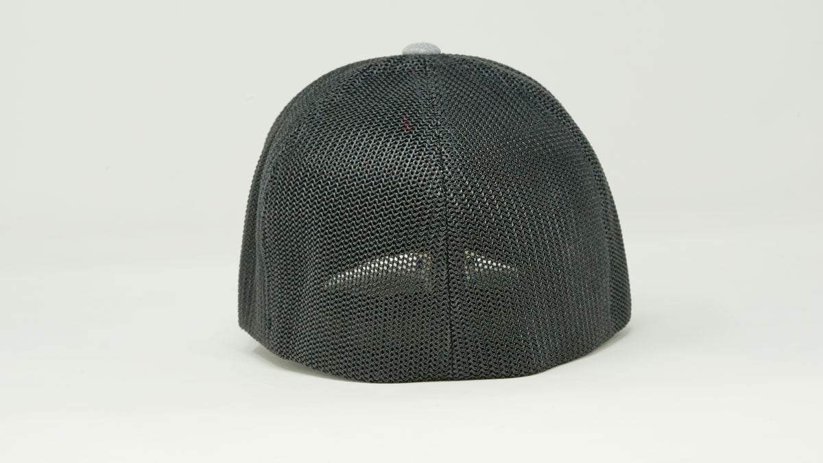 Flexfit Melange Trucker Black Mesh OB Patch