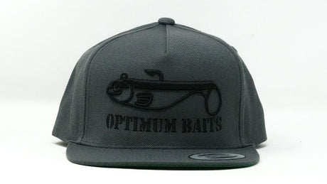 5 Panel Premium Puff Embroidered OB Snapback Dark Grey