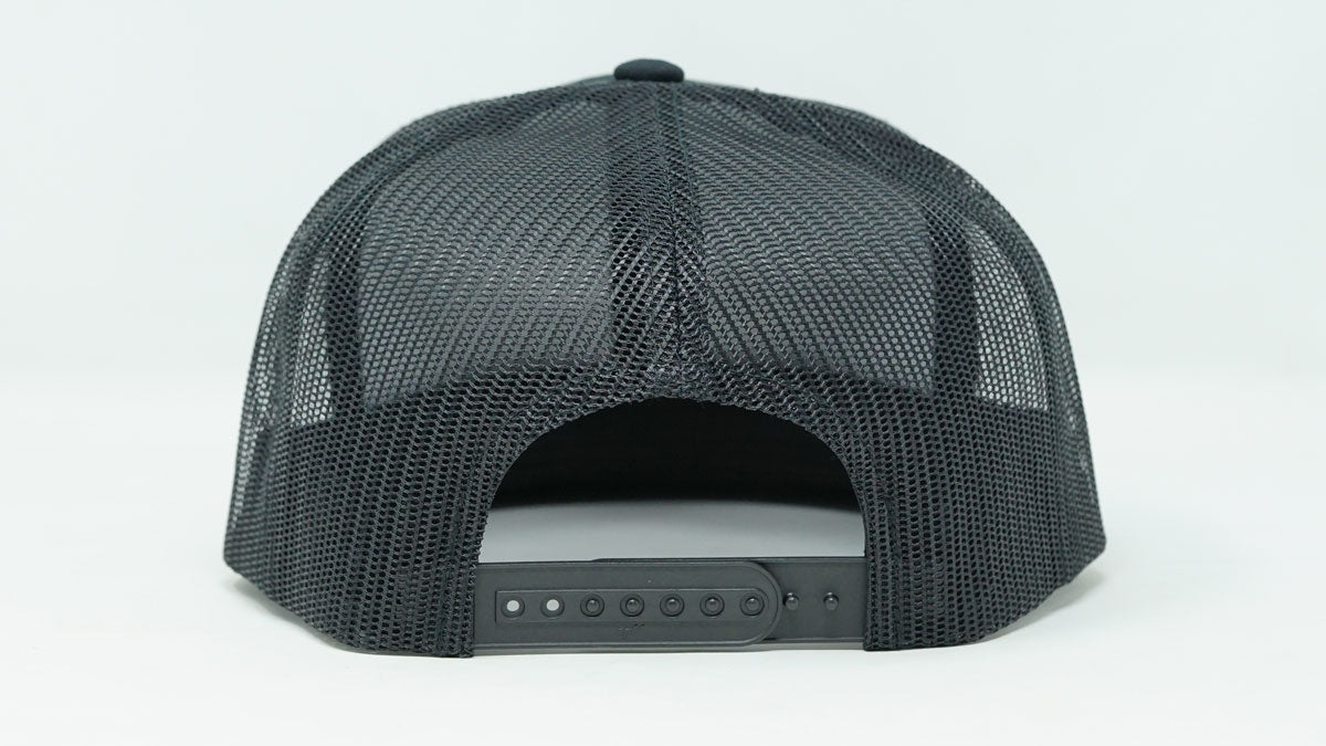 Retro Trucker Black Mesh OB Patch