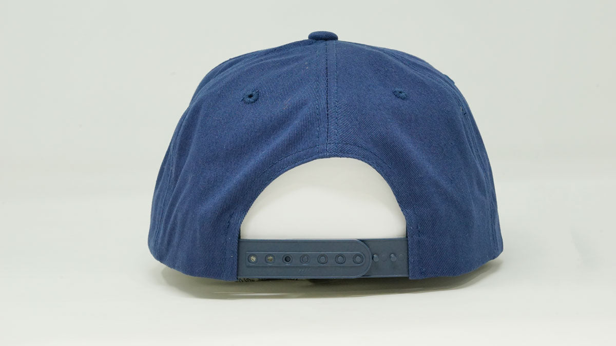 5 Panel Cotton Twill Snapback Navy Ima