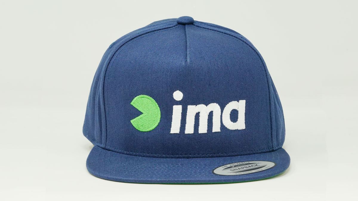 5 Panel Cotton Twill Snapback Navy Ima