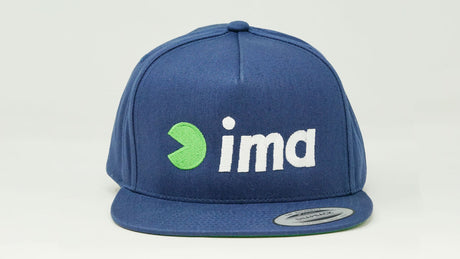 5 Panel Cotton Twill Snapback Navy Ima