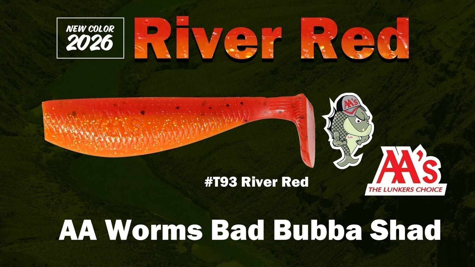 River Red: A New Crawfish Color for the Bad Bubba Shad
