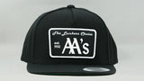 5 Panel Premium AA Patch Snapback Black
