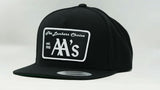 5 Panel Premium AA Patch Snapback Black
