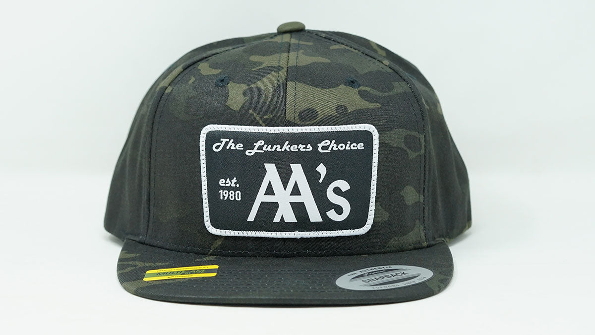 AA SNAPBACK BLACK MULTICAM