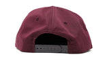 AA Unstructured 5-Panel Snapback Maroon