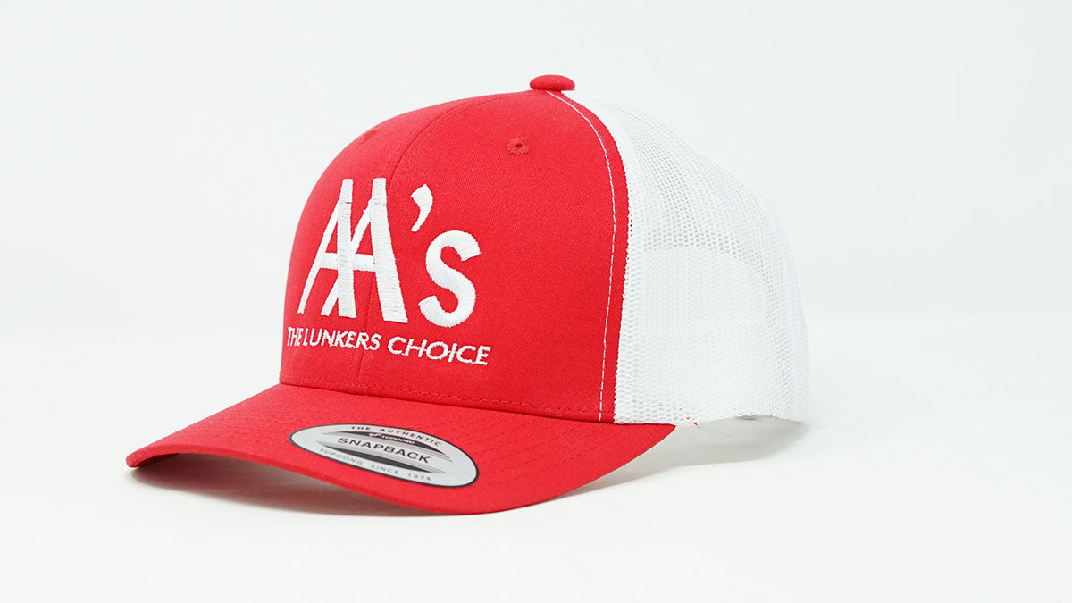 Retro Trucker 2-Tone AA Logo Red / White