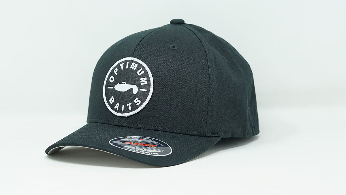 V-Flexfit Cotton Twill OB Patch Black