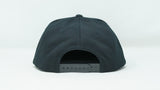 5 Panel Cotton Twill Snapback Black OB