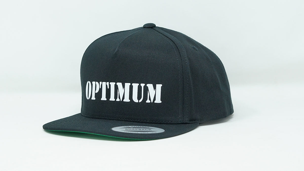 5 Panel Cotton Twill Snapback Black OB