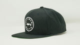 Optimum Baits Circle Logo Patch Snapback Black Hat