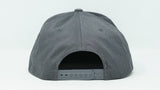 5 Panel Cotton Twill Premium Puff Embroidered OB Snapback Dark Grey