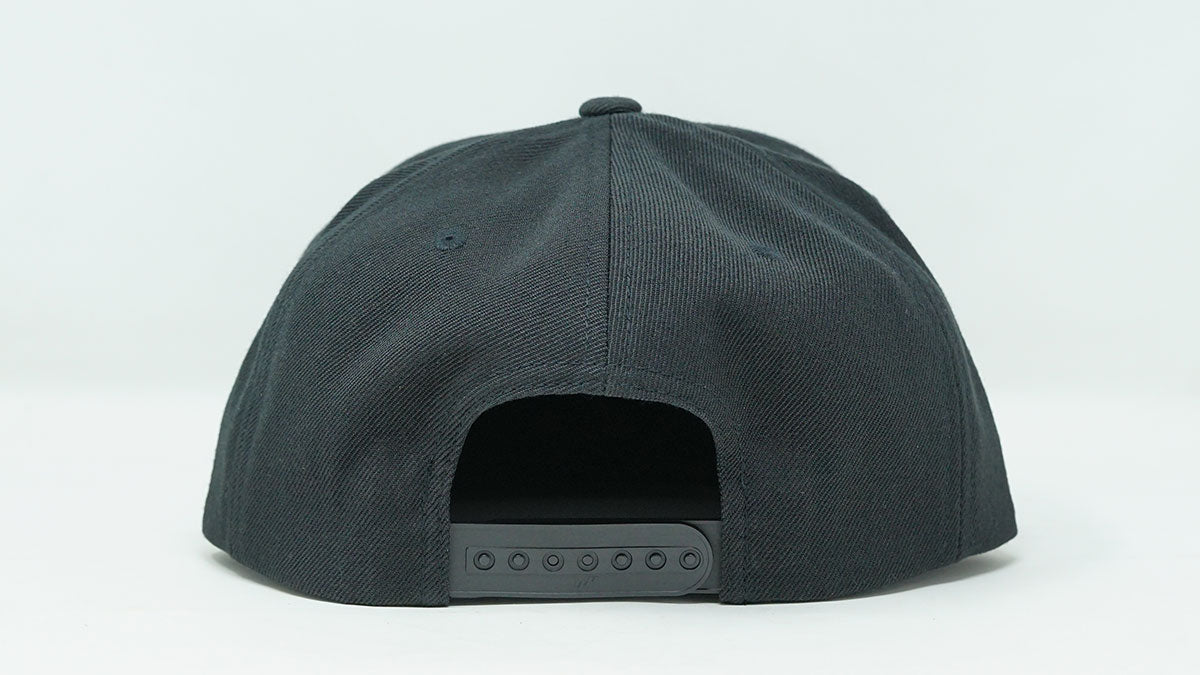 Premium 6 Panel Classic Embroidered Snapback Wool Blend OB