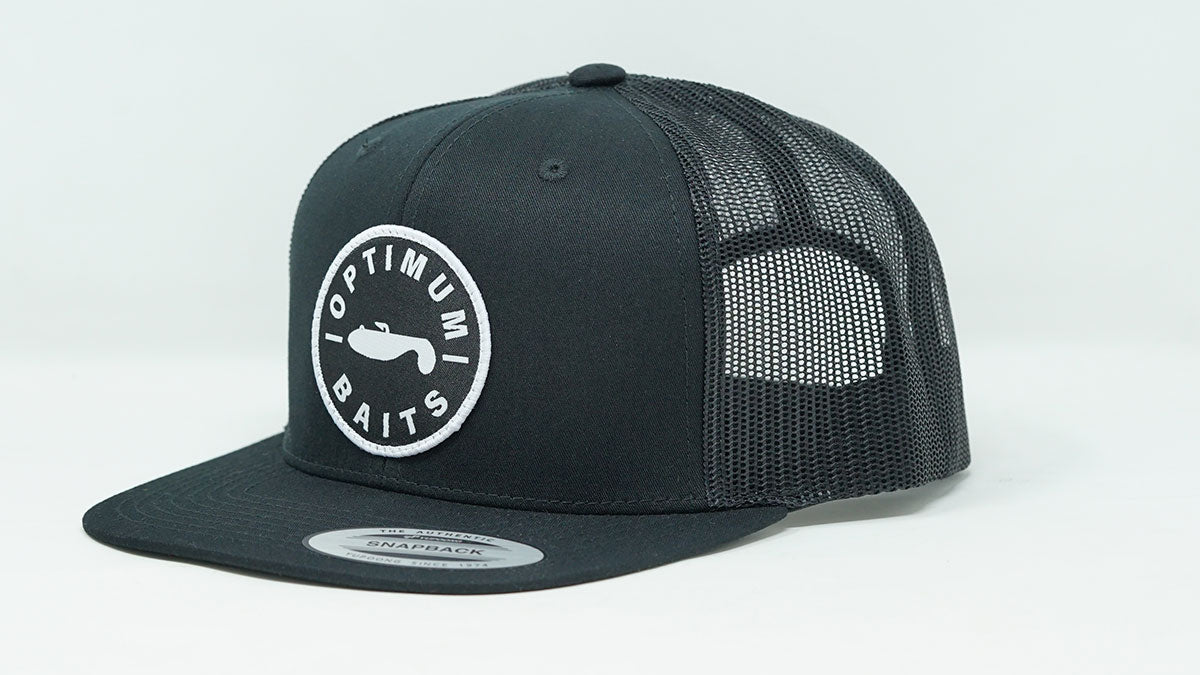 Retro Trucker Black Mesh OB Patch