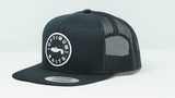 Retro Trucker Black Mesh OB Patch