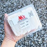 [ONE-OFFS]  Old AA 3" Junior Shad Mold Pearl White 50 pcs for SPECIAL PRICE