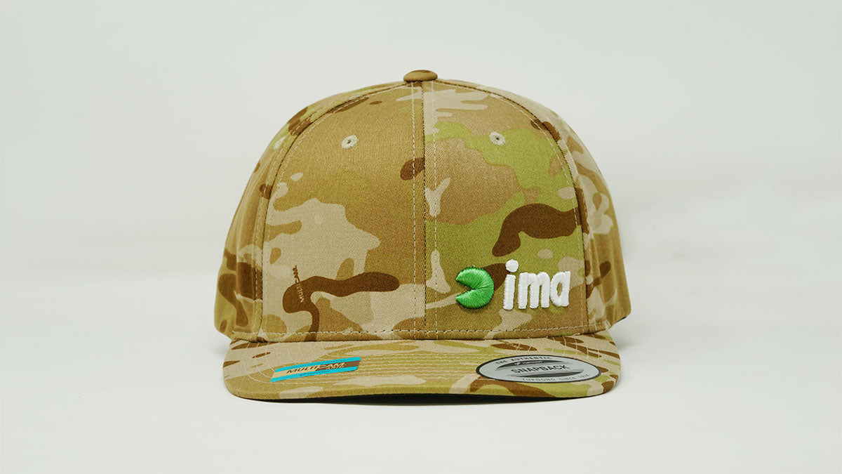 ima Puff Embroidered Snapback Mulit Cam Arid Hat