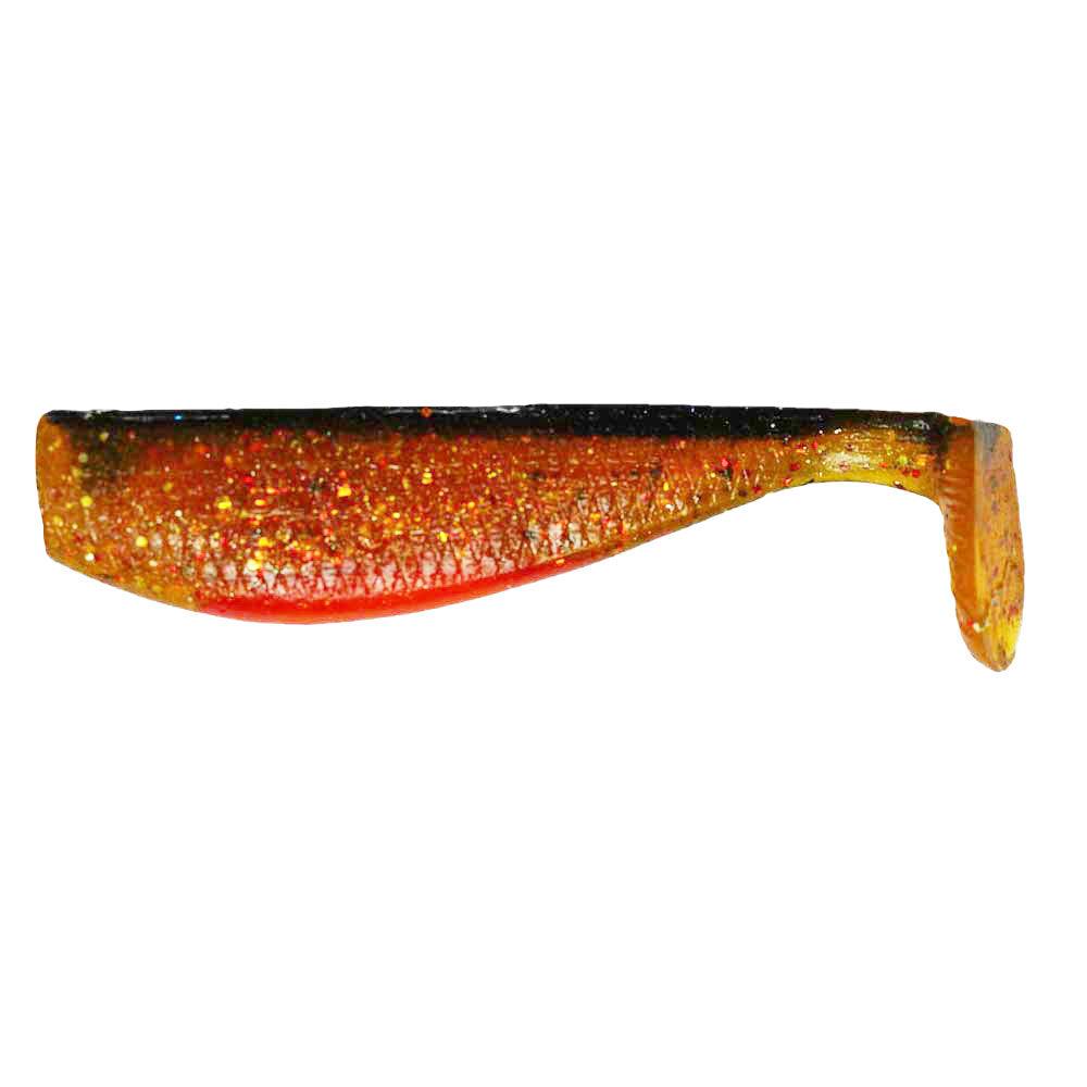 Bad Bubba Shad #T65 Casey's Classic/Blk,Gold,Orng