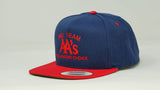 5 PANEL Cotton Twill Snapback 2-Tone