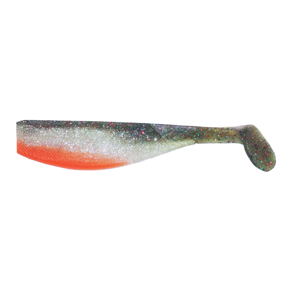 Shad-Tails #124 Hot Belly Bass – AA Worms