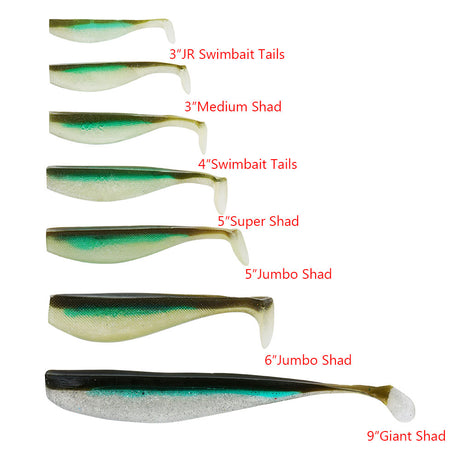 Shad-Tails #T60 Gumba Shad
