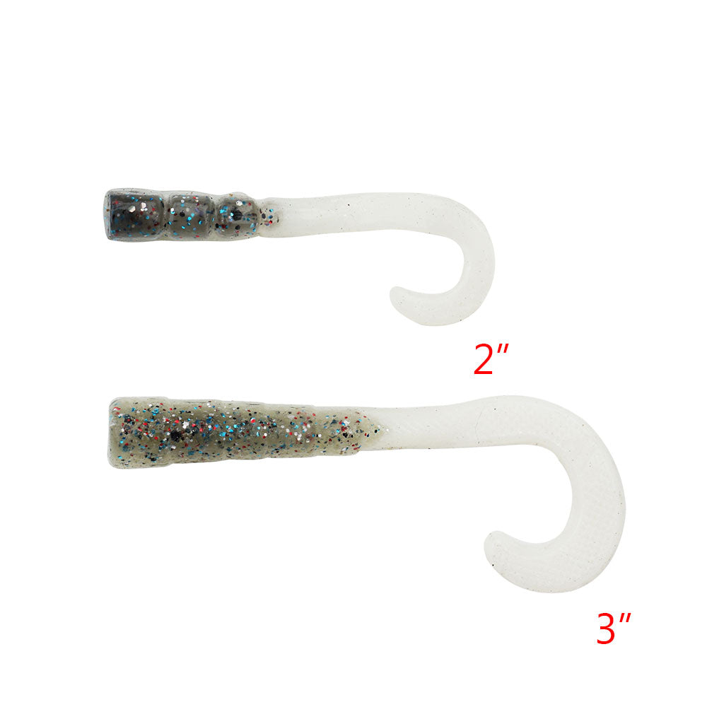 Single Tall Shrimp #T57 Green Black Chovy